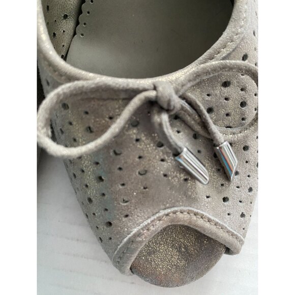 Luftpolster Ara Womens Pewter 2 1/2" Heel Sling Back Size 10.5 - Picture 12 of 12